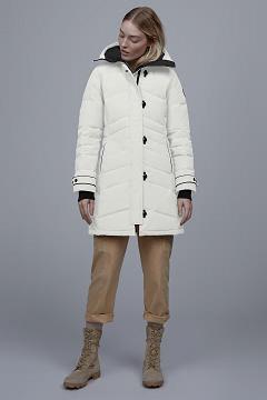 Chamarras Canada Goose Mujer México - Lorette Abrigos Black Label Blancos ZU1956437
